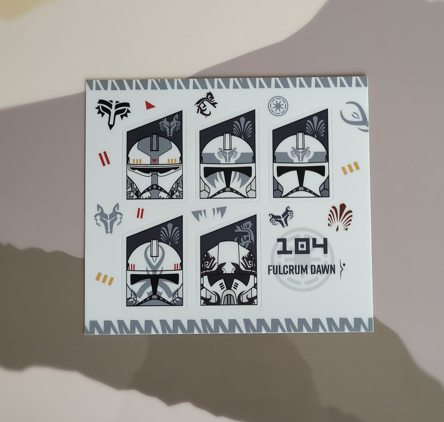 C F 99, 104th, & 212th Sticker Sheets