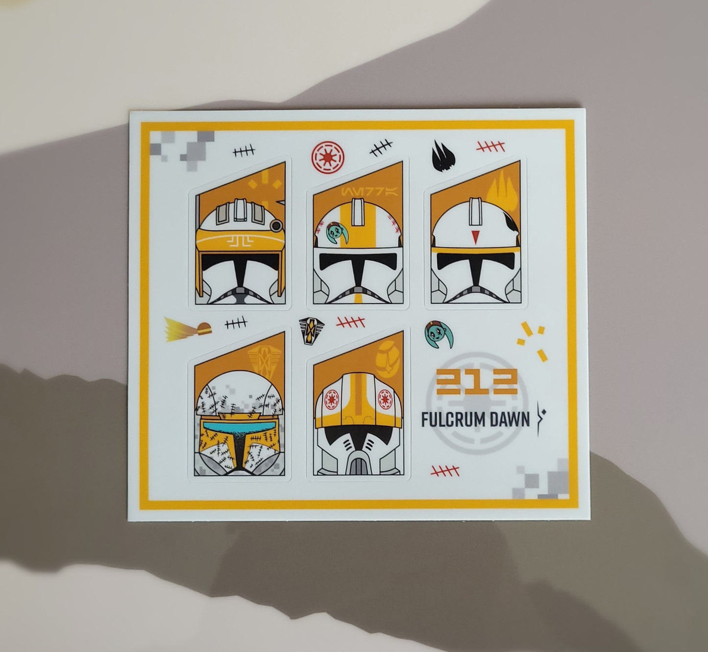 C F 99, 104th, & 212th Sticker Sheets
