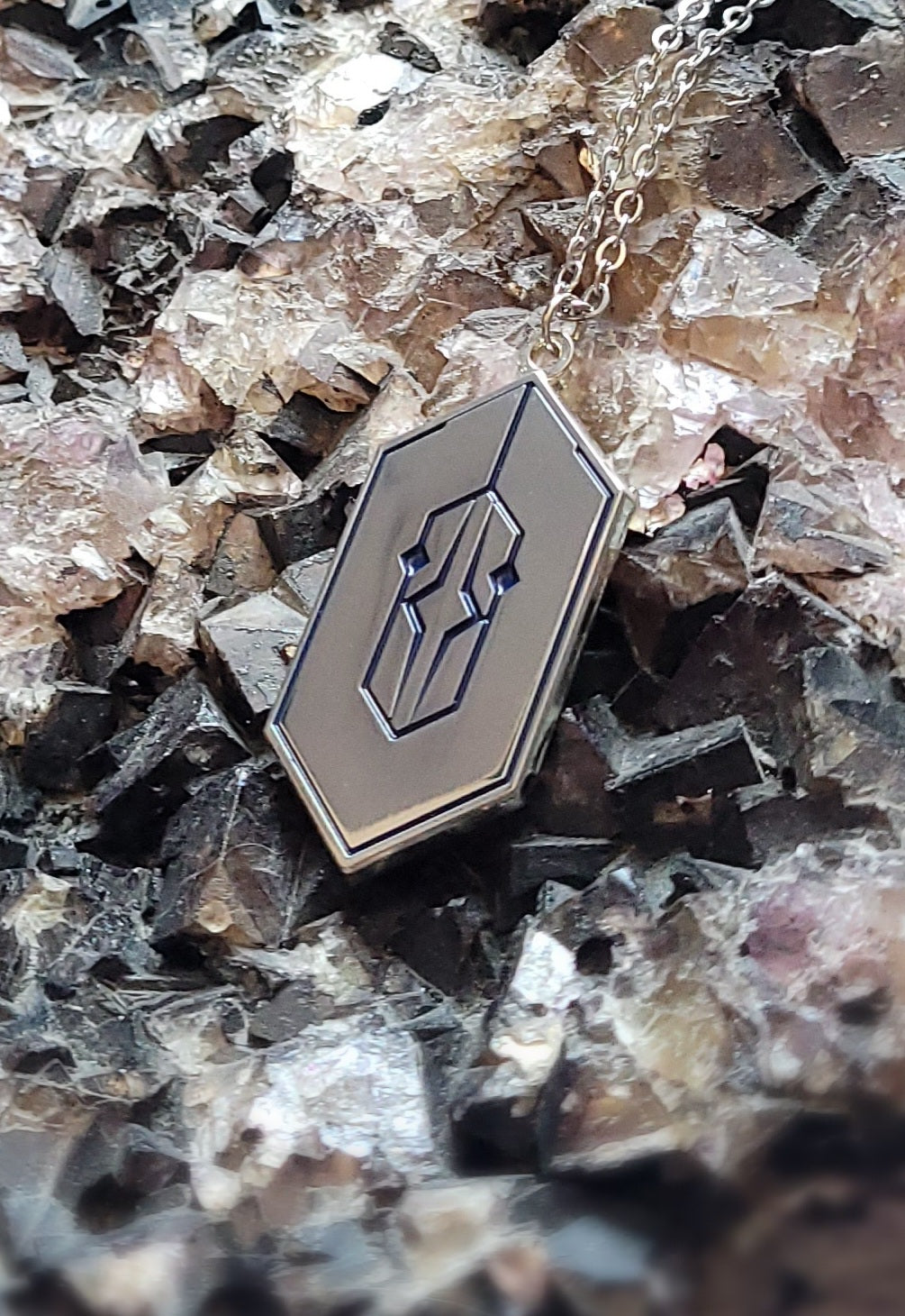 A Tano Iron Heart Necklace