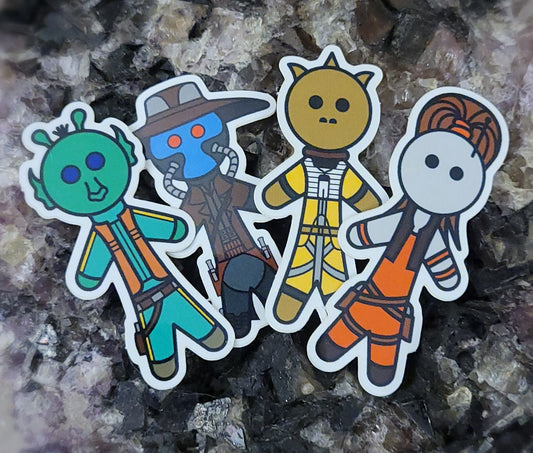 Bounty Hunter Stickers