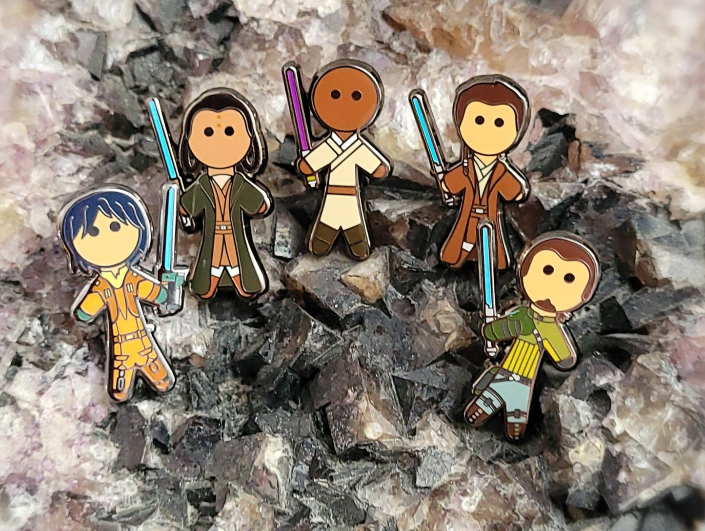 Mini Not a Disaster Lineage (+Ezra) Pin Set