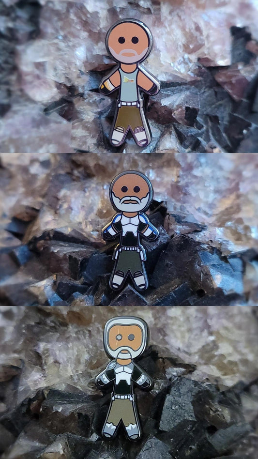 Mini Grandpa Clones Pins