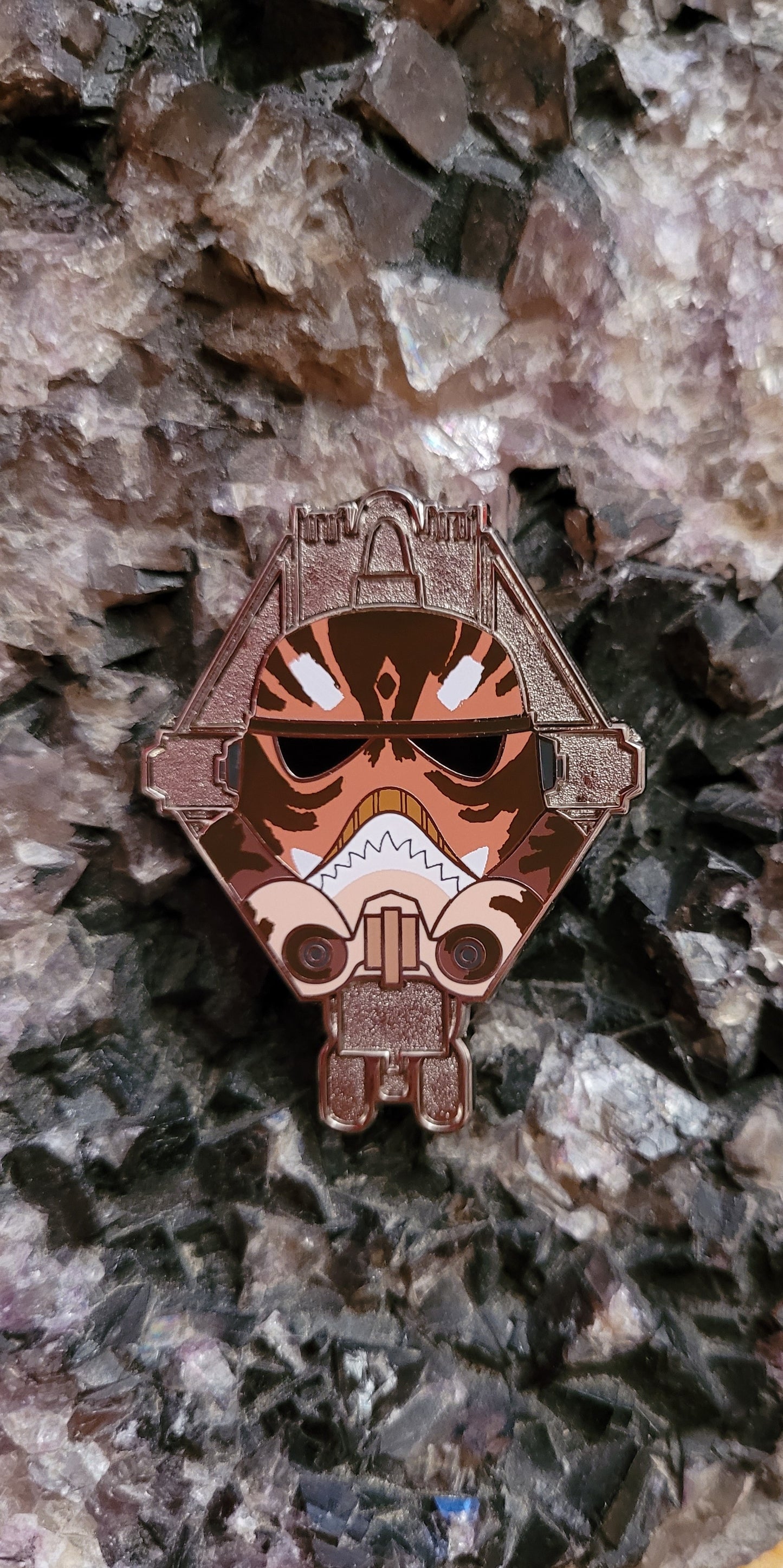 Ghost Loth Cat Helmet Pin