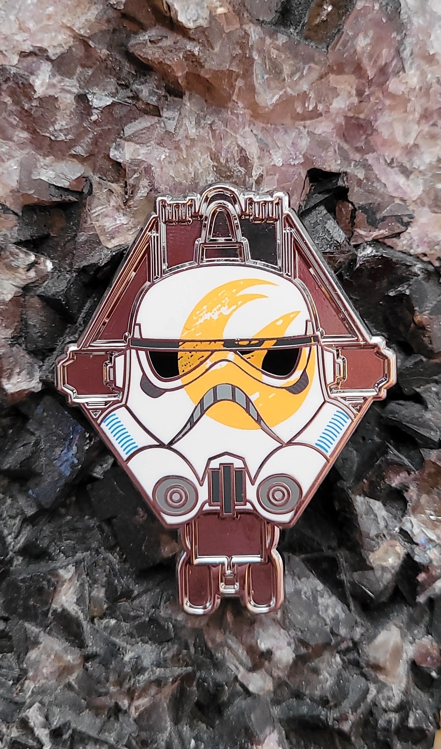Ghost Starbird Helmet Pin
