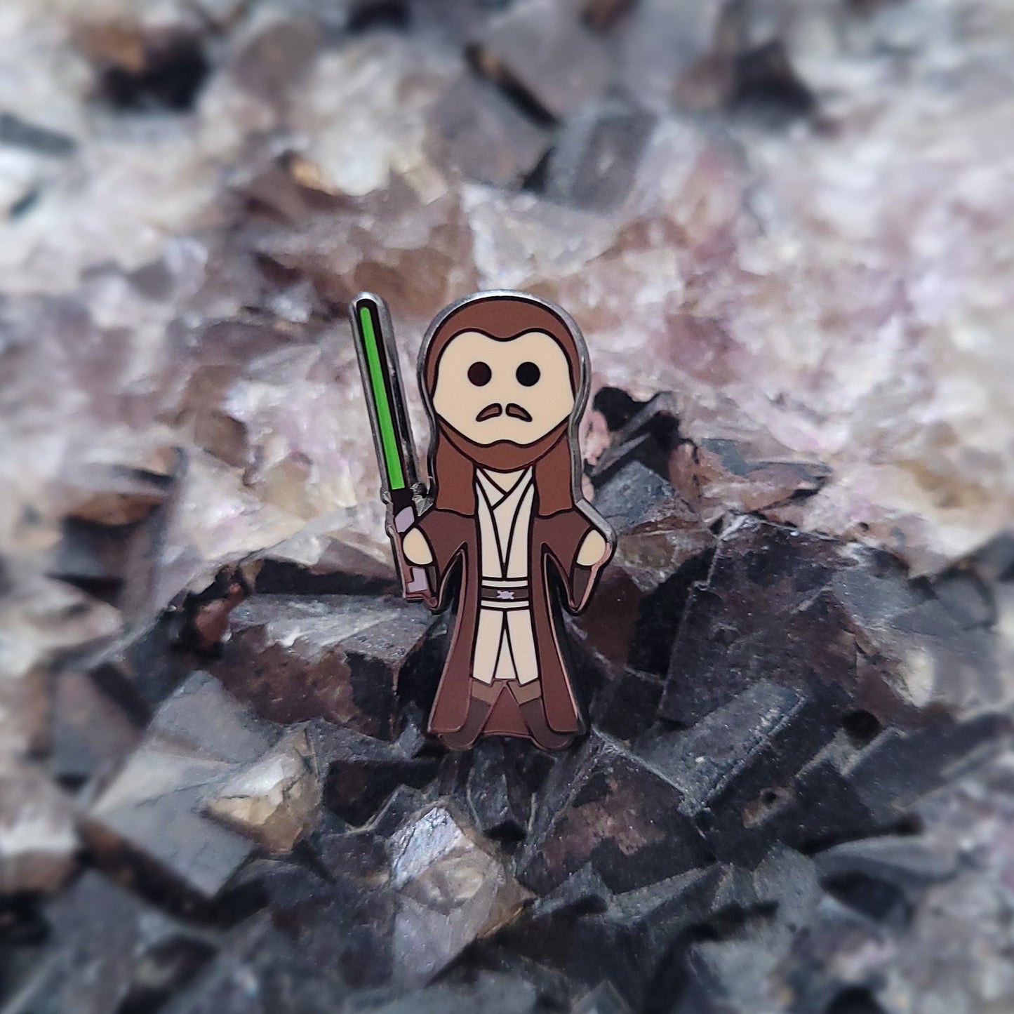 Mini Qui-Gon and Jar Jar Pins & Sets