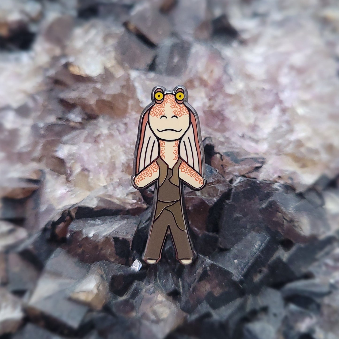 Mini Qui-Gon and Jar Jar Pins & Sets