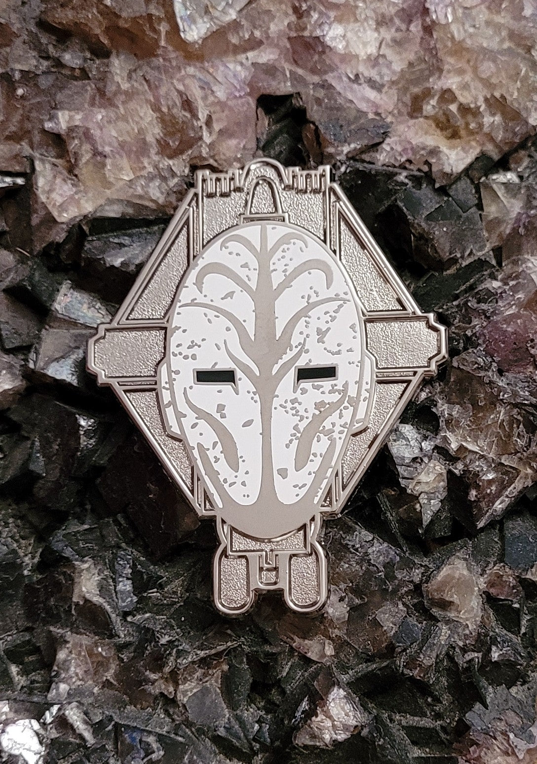 Sentinel Ghost Ghost Sentinel Mask Pin – Fulcrum Dawn